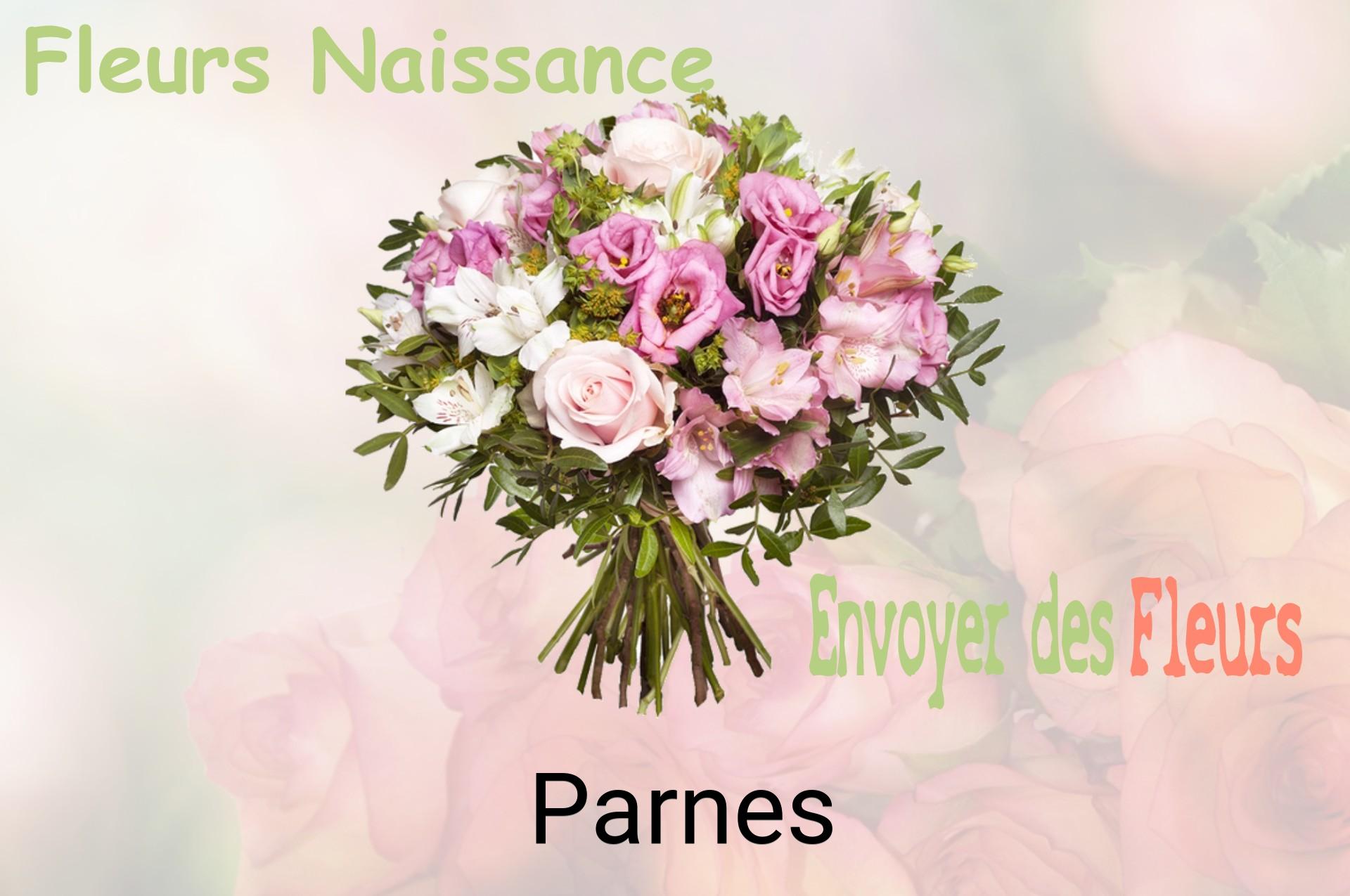 Bouquet de fleurs de naissance livré à Parnes